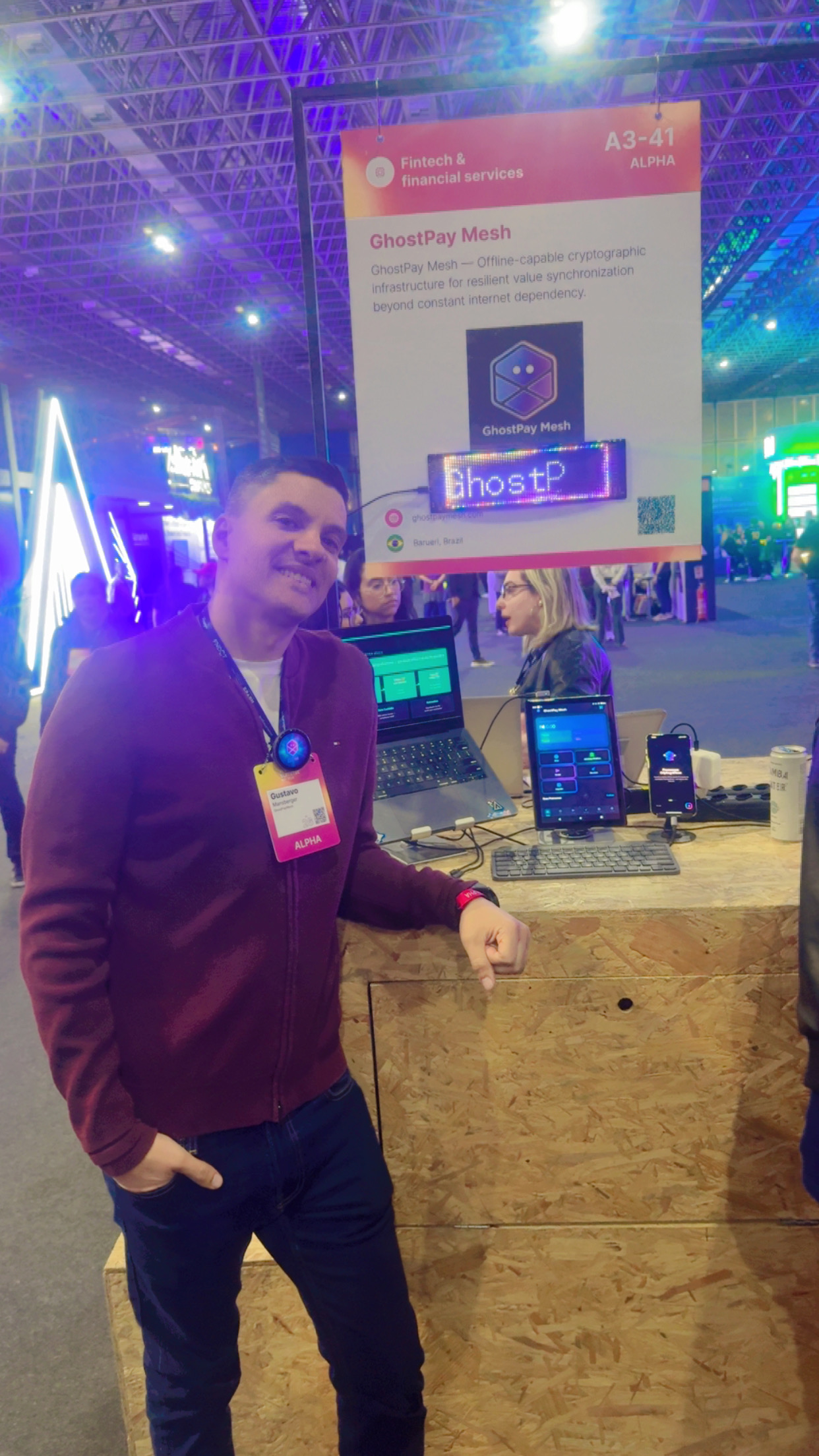 Gustavo Mansberger at Web Summit