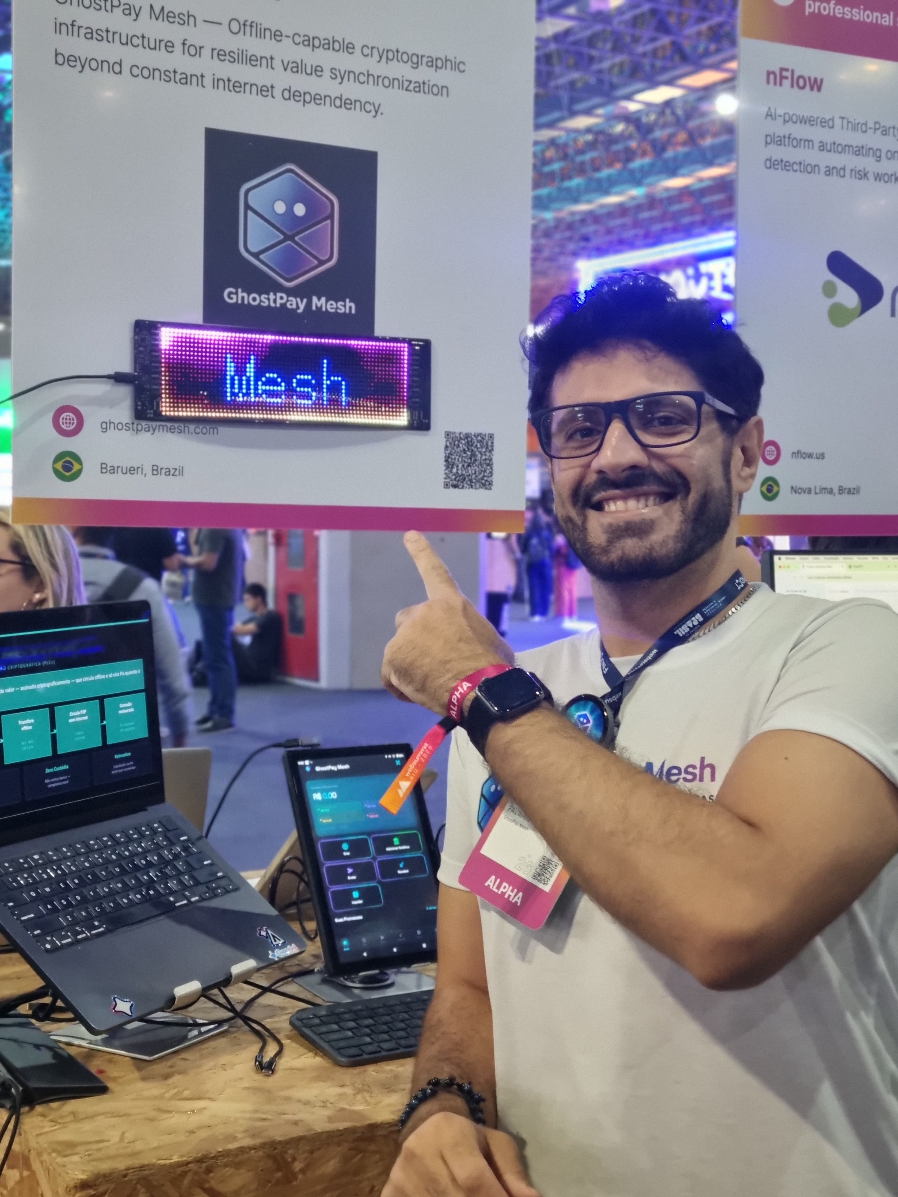 Wesley S. Favarin at Web Summit