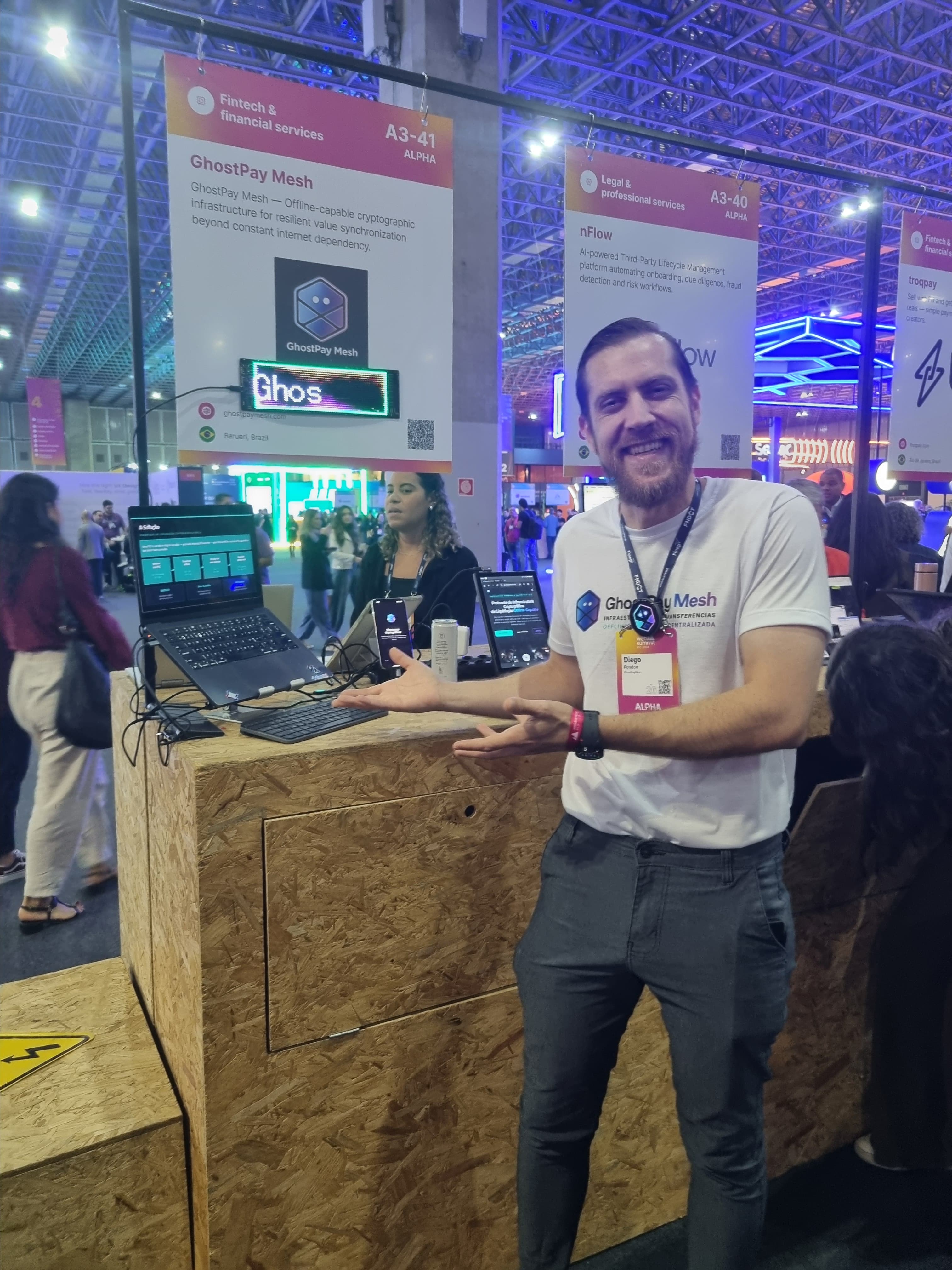 Diego Rondon at Web Summit